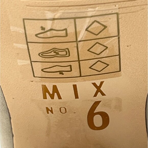 Mix No.6 Women's Grey Taupe Side Zip Closure Lace Up Patty Heels Sz 8 - NWB - Picture 12 of 14